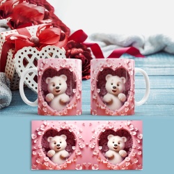 Cana Valentine's Day - Ursulet 3D de Sfantul Valentin - Img 2