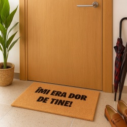Covor de intrare personalizat - 60x40cm - Îmi era dor de tine!