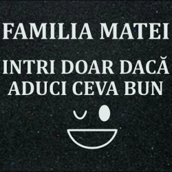 Covor de intrare personalizat - 60x40cm - Intri doar daca aduci ceva bun - Img 3