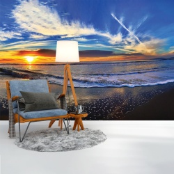 Foto tapet Panoramic view of the beach