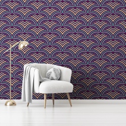 Fototapet Abstract - Retro Waves (Geometric 079) - Img 4