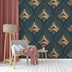 Fototapet - Golden art deco 3 (FTD1000305) - Img 3