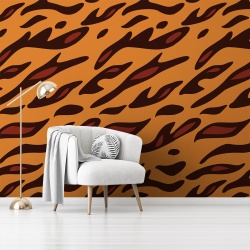 Fototapet Texturi - Animal print tigru (Texture 012)