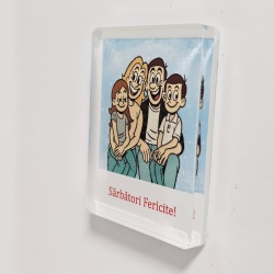 Pachet Cadou Glob Magnet Cana personalizata cu poza sub forma de desene. - Img 3