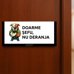 Semn de Ușă Personalizat – Mesaje amuzante interschimbabile - Img 6