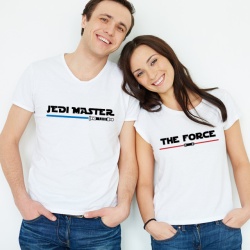 Set Imprimeu Tricouri - Jedi Master and The Force