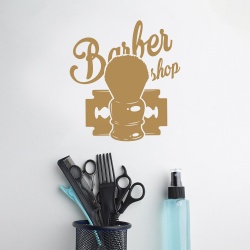 Sticker Barbershop (pamatuf si lama) - Img 3