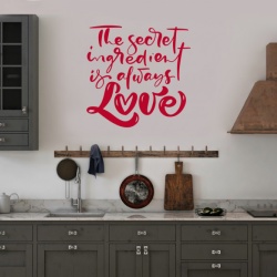 Sticker Bucatarie - The secret ingredient is love