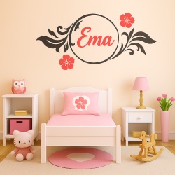Sticker De Perete Cu Nume - Ema