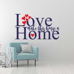 Sticker De Perete Love Makes This House A Home - Img 2