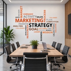 Sticker De Perete Marketing Color 1
