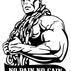 Sticker De Perete No Pain No Gain - Img 6