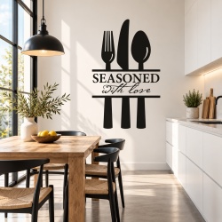 Sticker de perete Seasoned With Love
