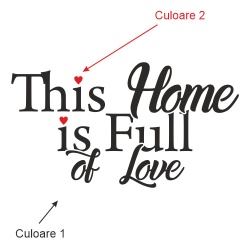Sticker De Perete This Home Is Full Of Love - Img 8
