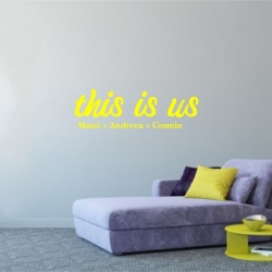 Sticker De Perete This Is Us - Cu Nume - Img 4
