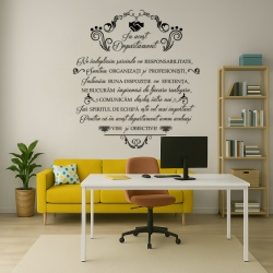 Sticker Decorativ - In Acest Departament
