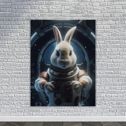 Tablou Animale Fantastice - Astro Rabbit - Img 1