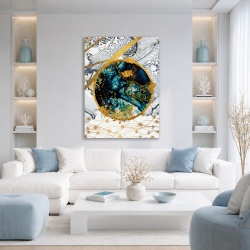 Tablou Canvas Abstract Blue Planet