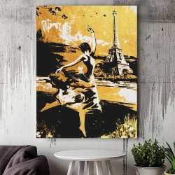 Tablou Canvas - Ballerina in Paris - Img 3