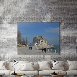 Tablou Canvas Cazino Constanta Si Faleza - Img 4