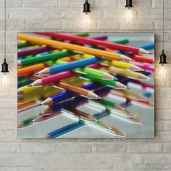 Tablou Canvas Colorful Geometry - Img 3