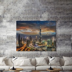 Tablou Canvas Dubai Noaptea - Img 4