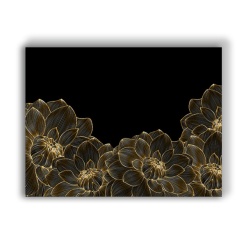 Tablou Canvas Golden Dahlias - Img 4