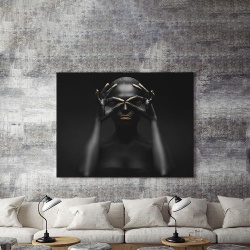 Tablou Canvas Golden Tribal 1 - Img 4