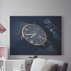 Tablou Canvas Golden Watch