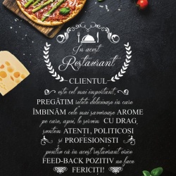Tablou Canvas In Acest Restaurant - Pizza - Img 4