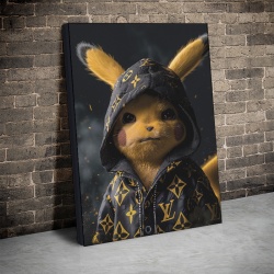 Tablou Canvas Inspirațional - Cool Pikachu - Img 1