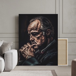 Tablou Canvas Inspirațional - Introspection (The Godfather) - Img 2