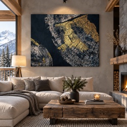 Tablou Canvas Modern Abstract - Abstract tree section