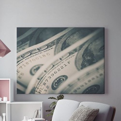 Tablou Canvas Money Close-up