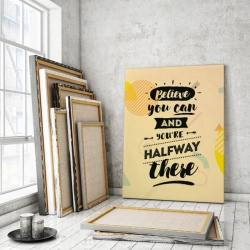 Tablou Canvas Motivational - Believe You Can! - Img 2
