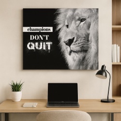 Tablou Canvas Motivational - Champions Don't Quit