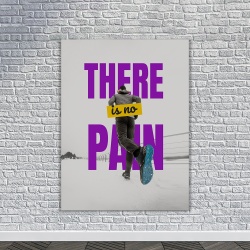 Tablou Canvas Motivational - There is no pain (modern layout) - Img 3