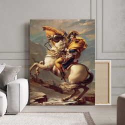 Tablou Canvas "Napoleon Crossing the Alps" - Napoleon Traversând Alpii - Img 2