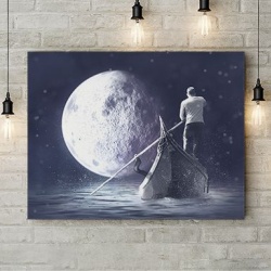 Tablou Canvas Navigand Catre Luna - Img 3