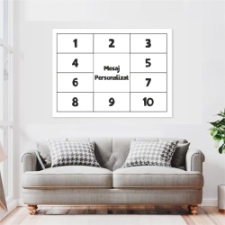 Tablou canvas personalizat colaj 10 poze si mesaj special - Img 3