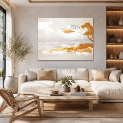 Tablou Canvas Simple Japanese Landscape
