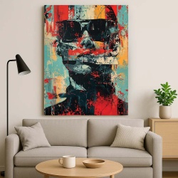 Tablou Canvas - Urban Art Abstract Portrait - Img 2