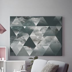 Tablou Canvas Valuri Si Forme Geometrice