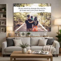 Tablou Inspirational - Love your family