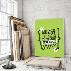 Tablou Motivational - Do Small Things In A Great Way - Img 3