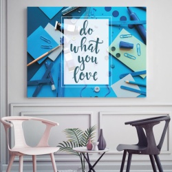 Tablou Motivational - Do What You Love (Blue) - Img 2