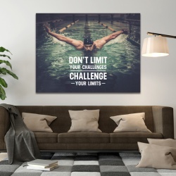 Tablou Motivational - Don't limit your challenges - Img 2