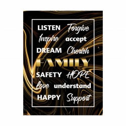 Tablou Motivational - Family keywords - Img 3