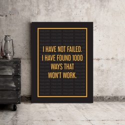 Tablou Motivational - I Have Not Failed - Img 3