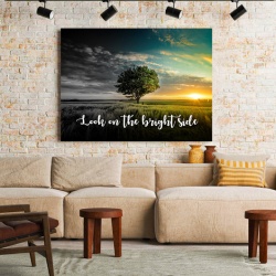 Tablou Motivational - Look On The Bright Side - Img 2